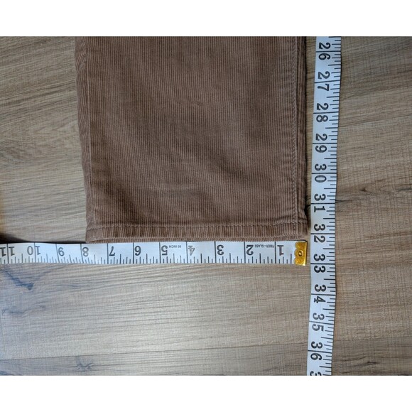 J Crew Jeans 770 Straight Corduroy Size 34X32 Beige Pants Pockets Men's - Picture 10 of 10